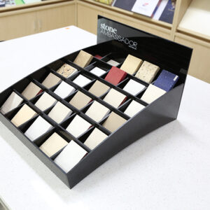 Quartz Stone Ceramic Tile Sample Display Tabletop Stand For Marble ST-31-1