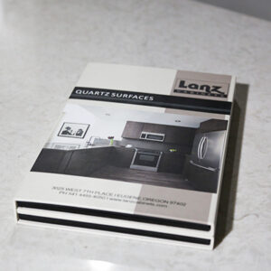 Customized Plastic Stone Sample Display Book ST-134-2